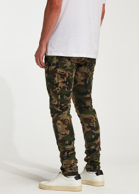 Embellish: Ryan Camo Destroy Denim