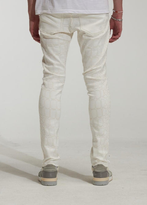 Embellish: Bonham All Over Print Denim
