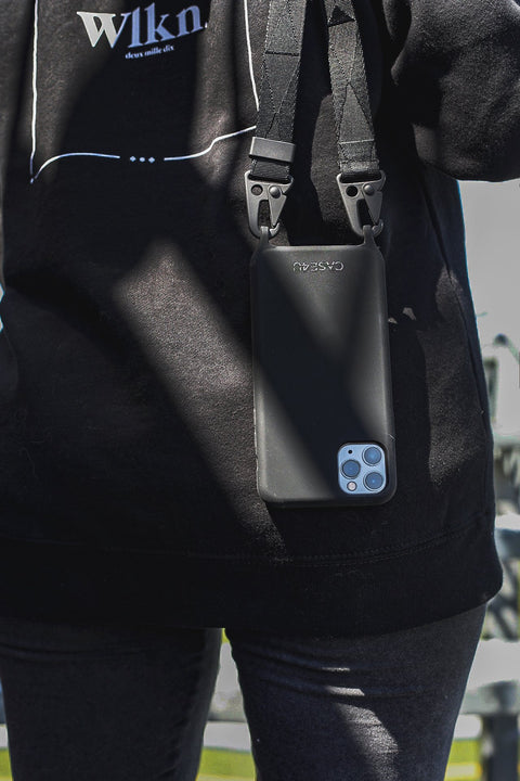 Case 4U: Bracelet et boîtier noir mat