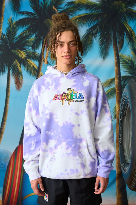 Stay Cool nyc: Aloha Tie-Dye Hoodie