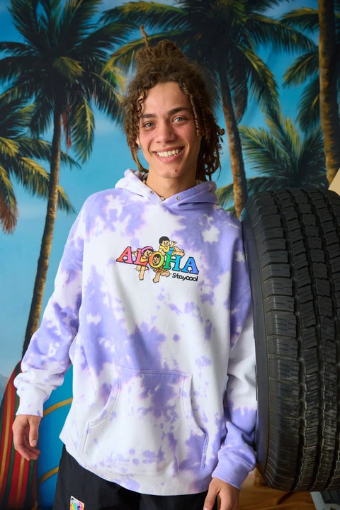 Stay Cool nyc: Aloha Tie-Dye Hoodie