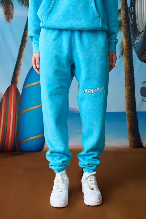 Stay Cool NYC: Classic Mineral Wash Sweatpants