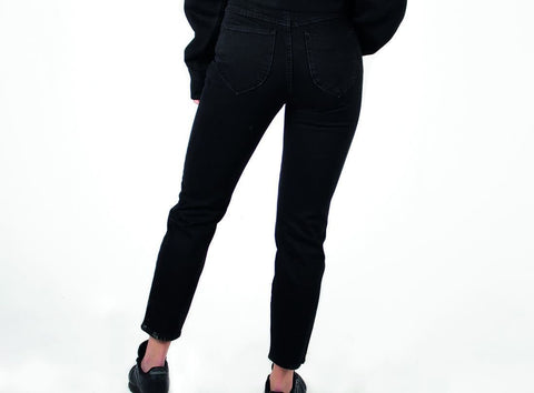 Rolla's: Hiwaist Straight Leg Dusters Denim Pants