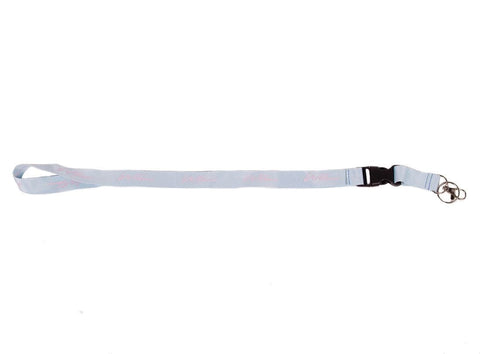 WLKN: Script Keychain Leash Light Blue O/S