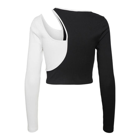 Noisy May: L/S Cutout Top
