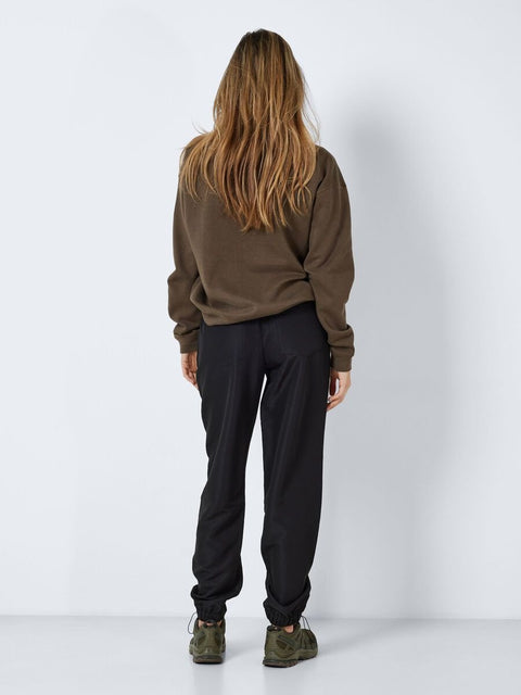 Noisy May: High-Waist Woven Jogger