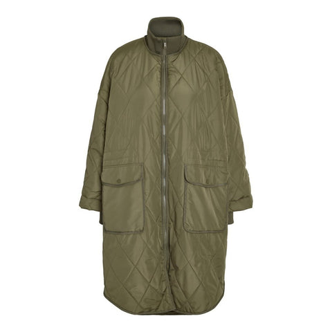 Noisy May: Mockneck Quilted Jacket