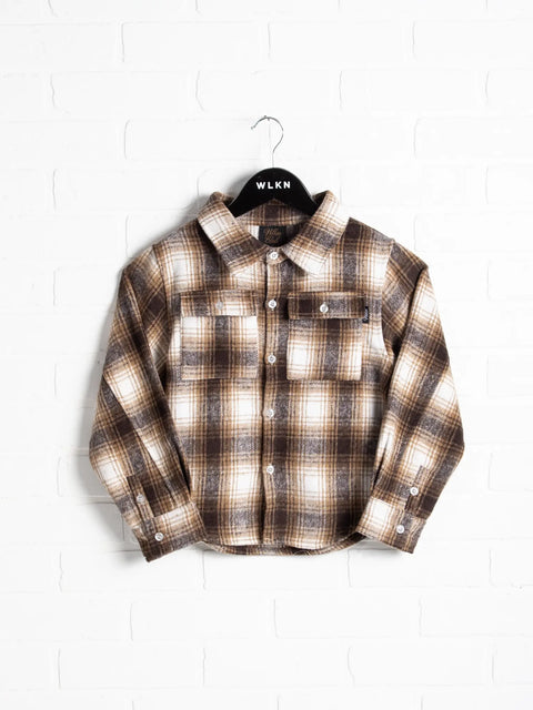 WLKN: Junior Social Plaid Shirt