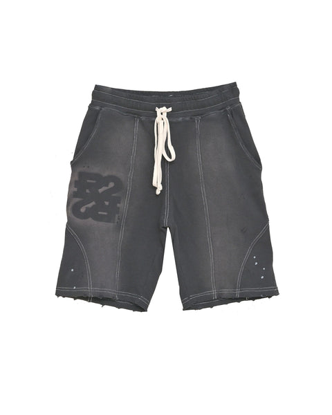 RR22 : Waffle Distressed Shorts