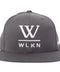 WLKN : Basic Signature Logo Snapback Charcoal