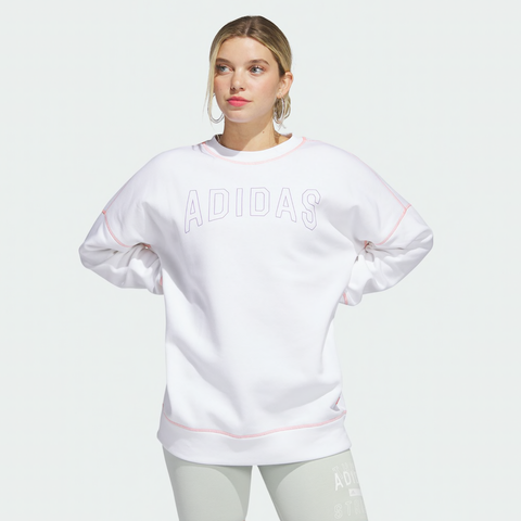 Adidas: Oversized Sportswear Crewneck