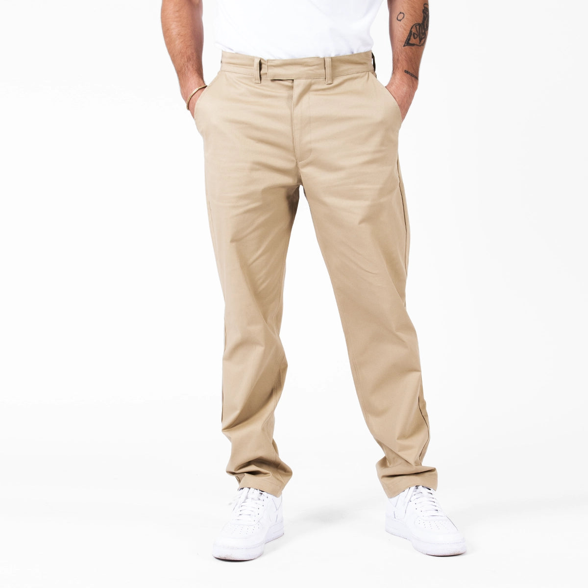 ELCHELE CHINO WORKER PANTS ベージュ ELCHELE CHINO WORKER PANTS
