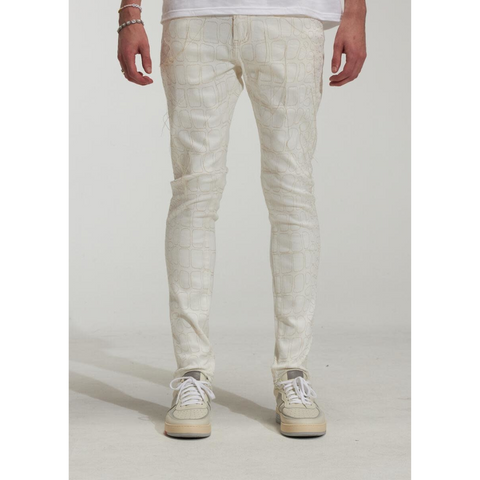 Embellish: Bonham All Over Print Denim