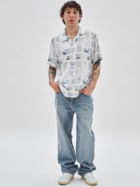 Guess : Chemise SS estampée