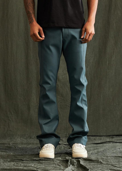 Embellish: Mont Coated Flare Pants