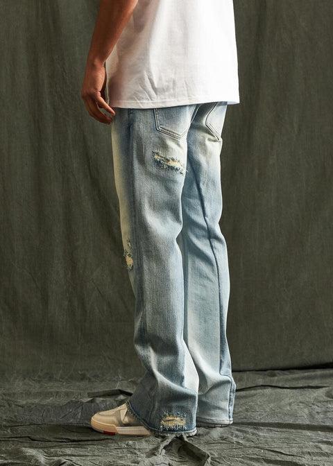 Embellish: Kaulitz 2 Tone Flare Denim
