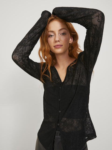 JJXX: Longsleeve Lace Top Set