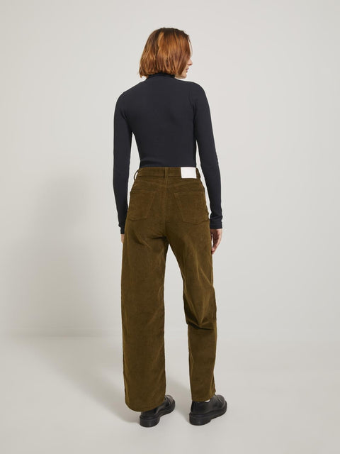 JJXX: Fan Long Sleeve Ribbed Turtle Neck