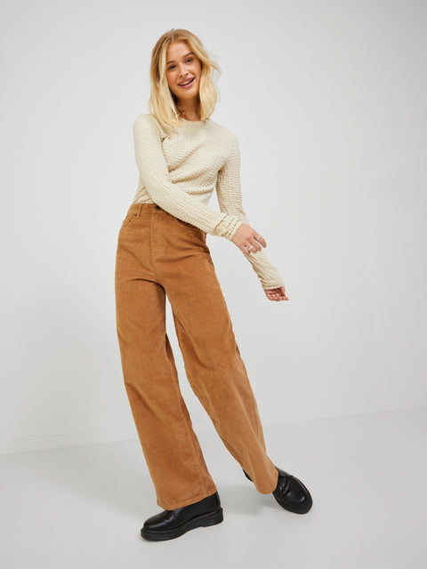 JJXX: Wide Corduroy High-Waisted Pants