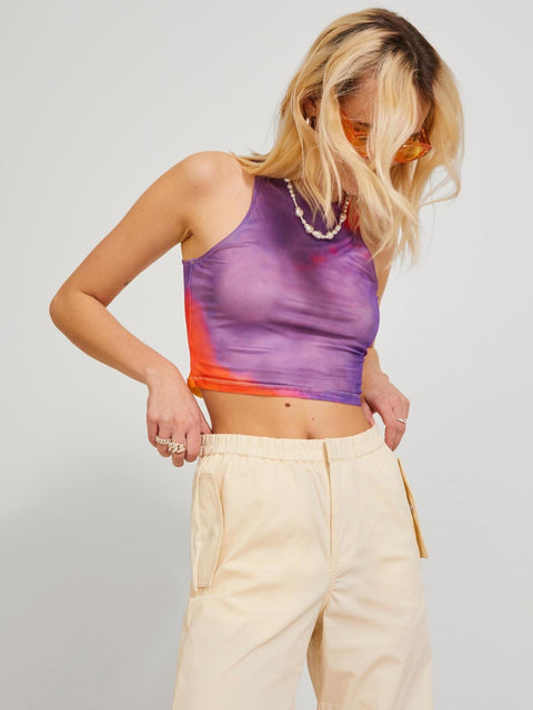 JJXX: All Over Print Slim Tank Top