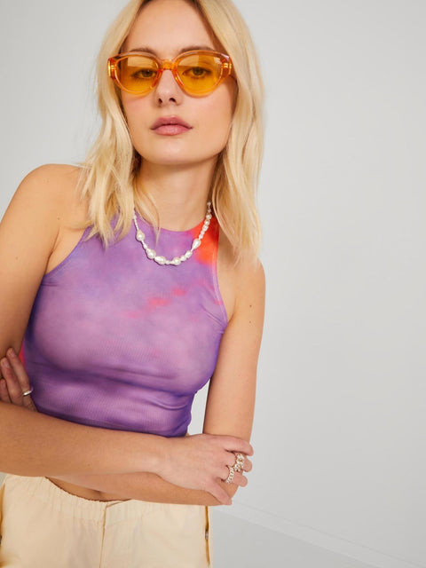 JJXX: All Over Print Slim Tank Top