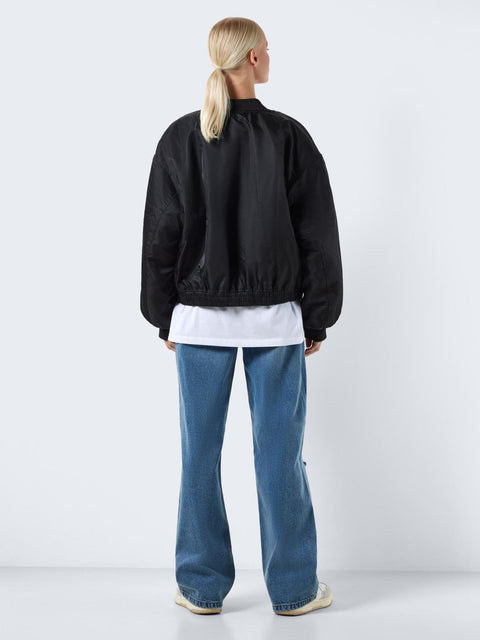 Noisy May: Long Sleeve Padded Bomber Jacket