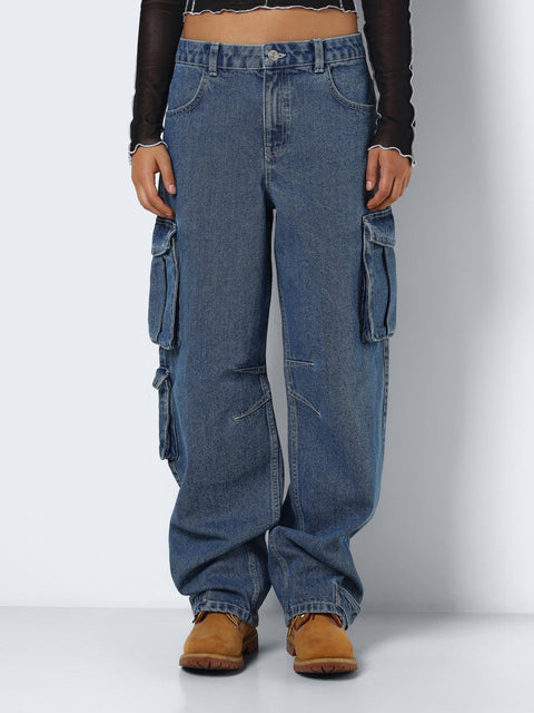 Noisy May: Baggy Cargo Denim