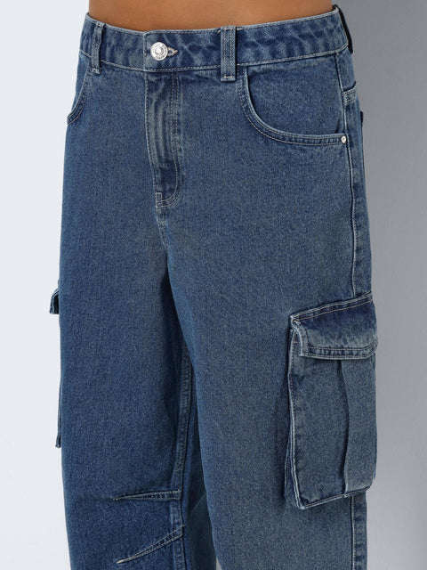 Noisy May: Baggy Cargo Denim