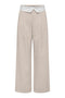 Only : HW Fold-Down Pleated Trousers