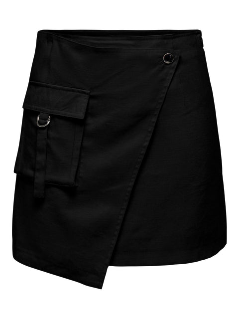 Only: Midwaist Cargo Wrap Skirt