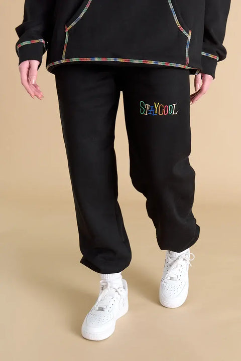 Stay Cool NYC: Tribal Chainstitch Sweatpants