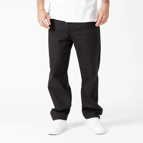 WLKN: Tonal Baggy Fit Denim Pants