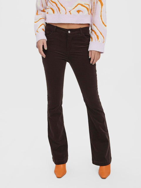 Vero Moda: Midrise Flare Corduroy Pants