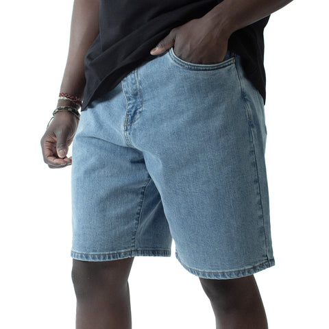 WLKN: Wall Baggy Denim Shorts