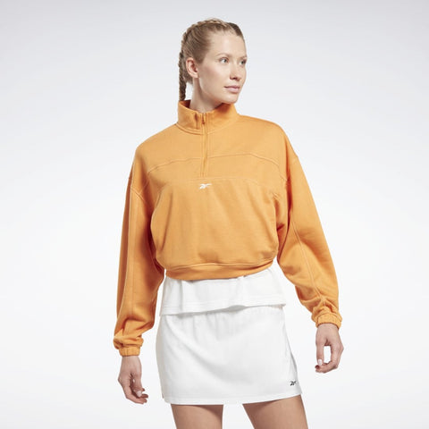Reebok: Ready Knit 1/4 Zip Sweatshirt