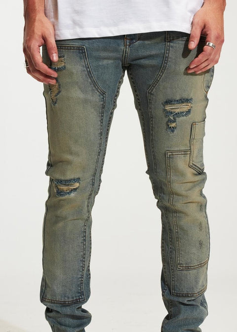 Embellish : Hart 2.0 Patchwork Destroy Denim