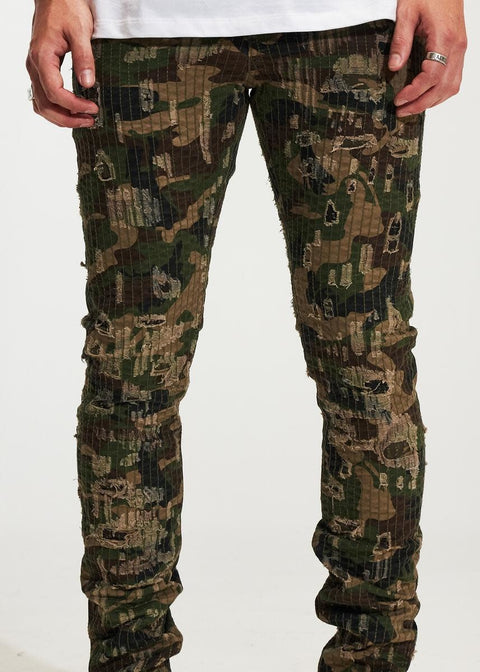 Embellish : Ryan Camo Destroy Denim