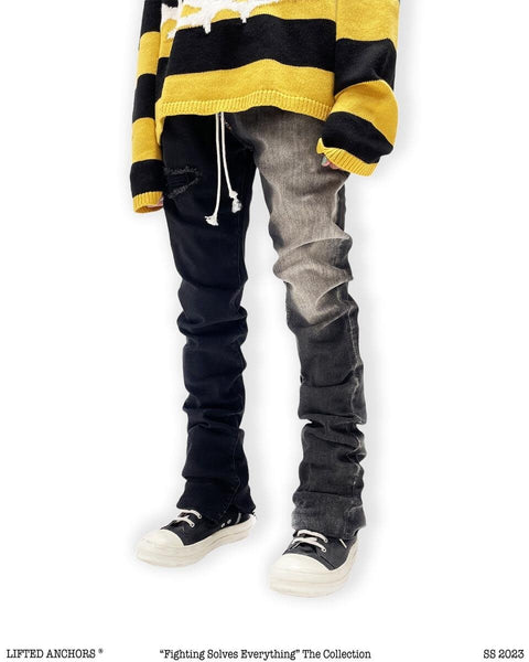 Lifted Anchors : Dress Code Stacked Flare Denim