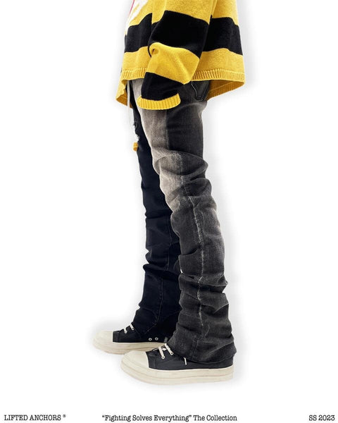 Lifted Anchors : Dress Code Stacked Flare Denim