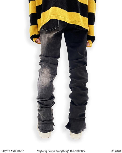 Lifted Anchors : Dress Code Stacked Flare Denim