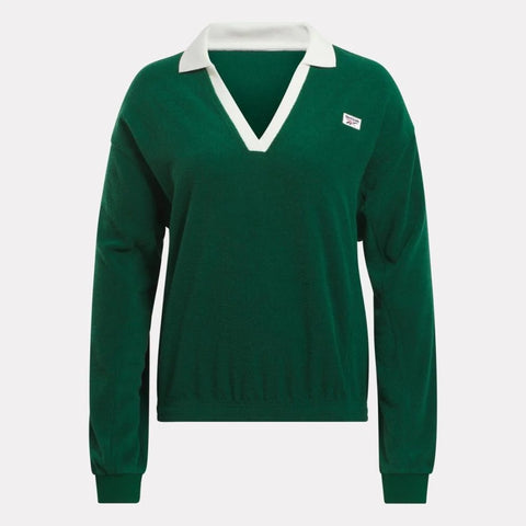 Reebok : Classic Court Sport Polo Sweatshirt