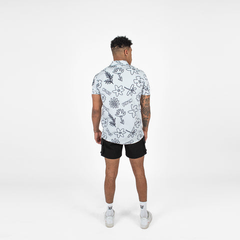 WLKN :  Hand Script Flower Shirt