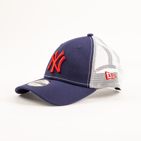New Era : 940 Trucker NY Yankees Red Logo Snap Cap