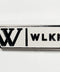 WLKN : The Building Signature Pin Silver White Black O/S