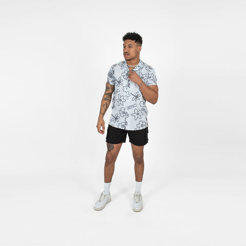 WLKN :  Hand Script Flower Shirt