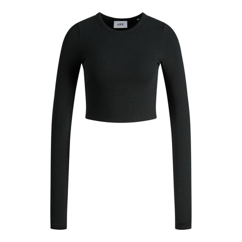 JJXX : Feline Long Sleeve Rib Tee