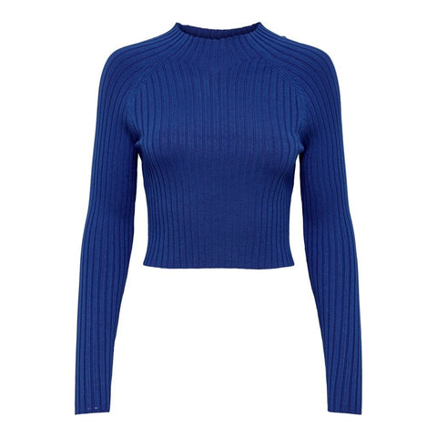 Only: Ella Long-Sleeve Cropped Pullover Knit