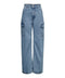Only : Highwaist Wide Cargo Denim