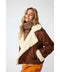 Only : Sueded Cropped Aviator Jacket