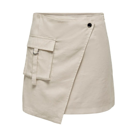 Only: Midwaist Cargo Wrap Skirt